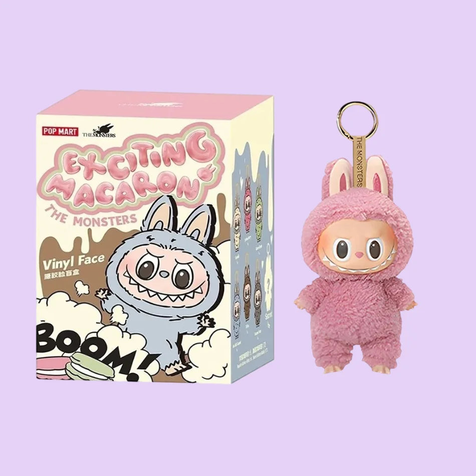 Hot Sales Anime Macaron Labubu Seat Series Keychain