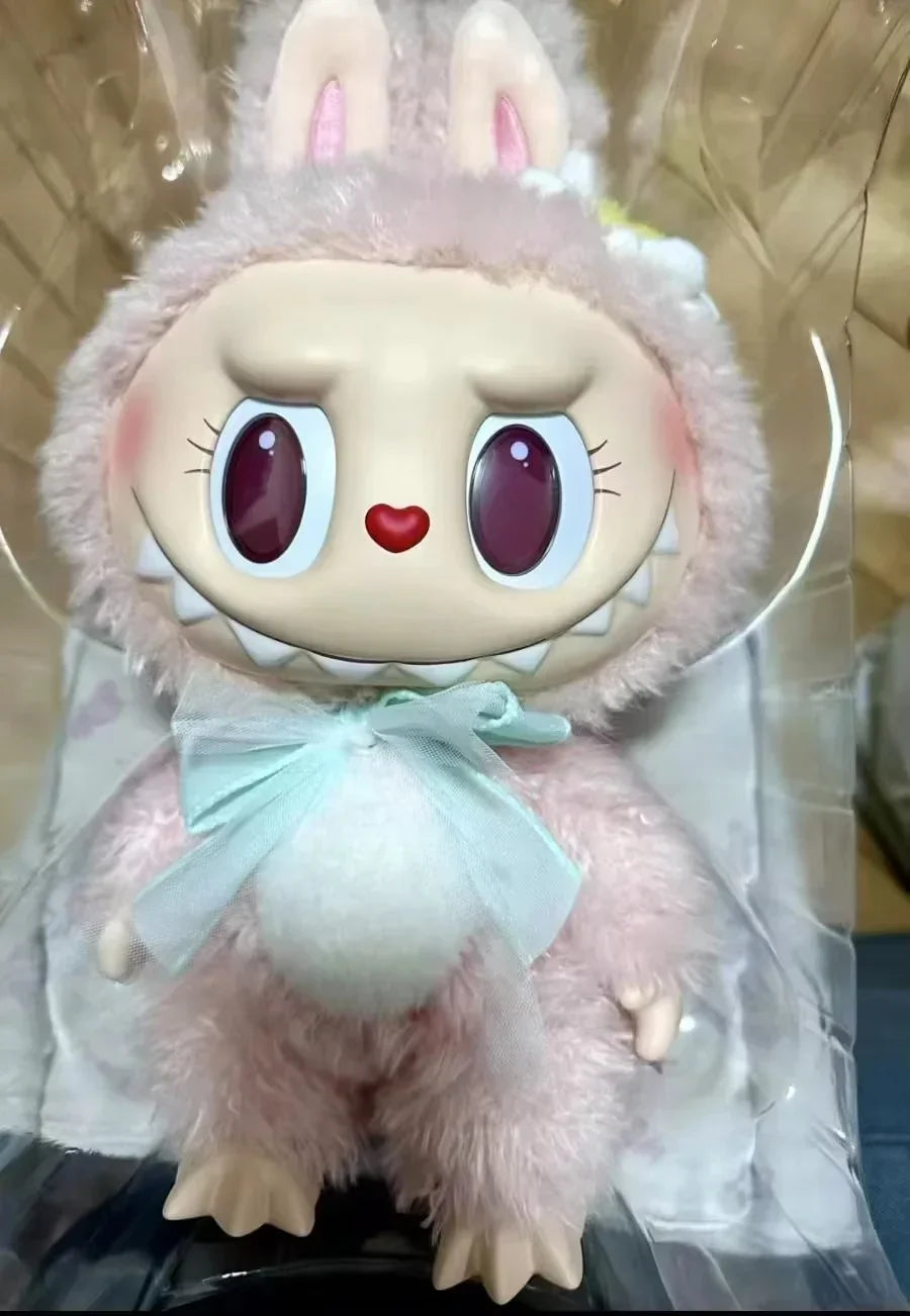 PopMart Labubu Zimomo Angel DIY Figure