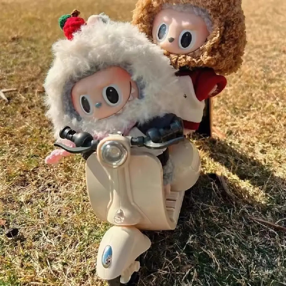 POPMART Labubu Doll Electric Mini Motorcycle