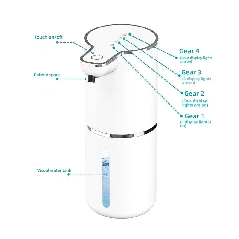 350ml Waterproof Automatic Foam Dispenser