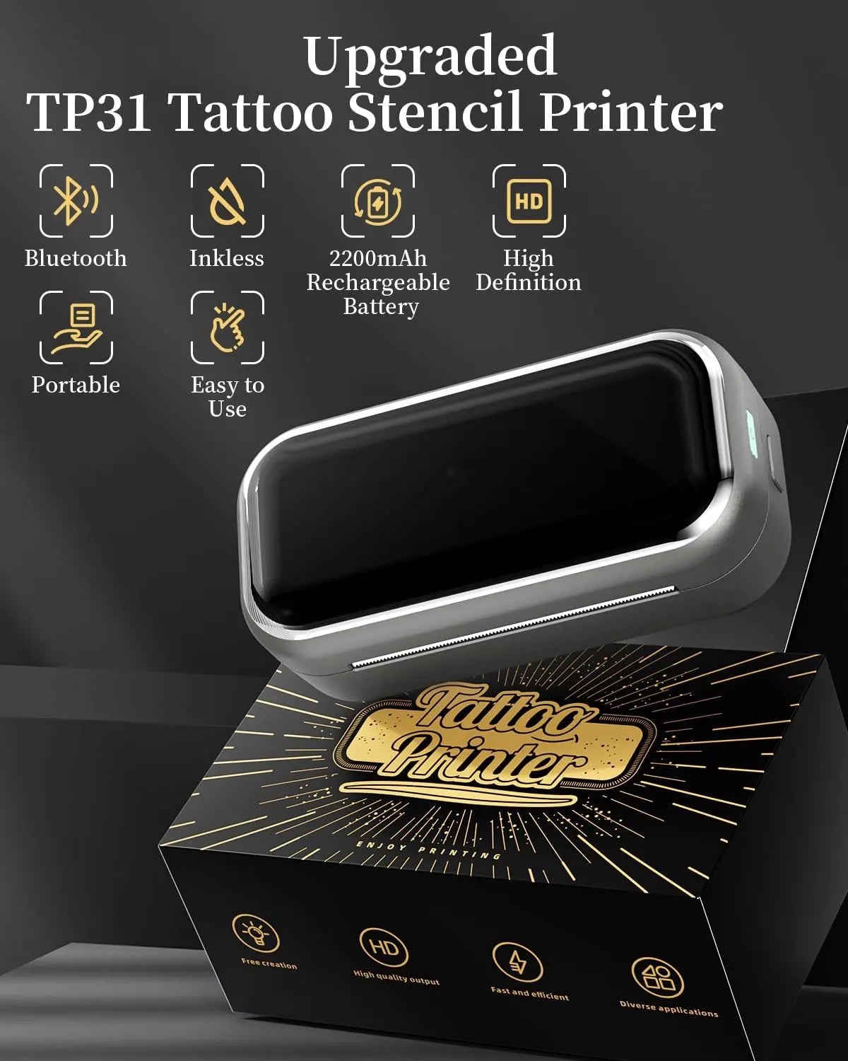 TP31 Wireless Thermal Tattoo Printer