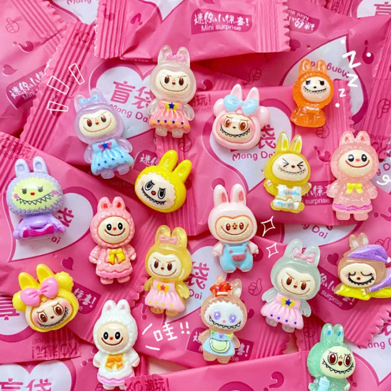 PopMart Labubu Blind Bags DIY Resin Toys Gift
