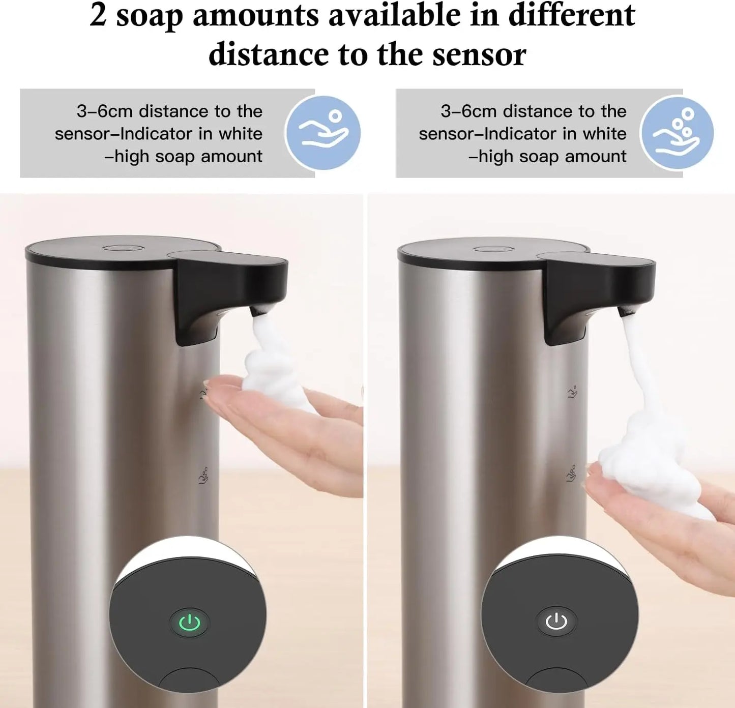 Automatic Foaming Metal Soap Dispenser