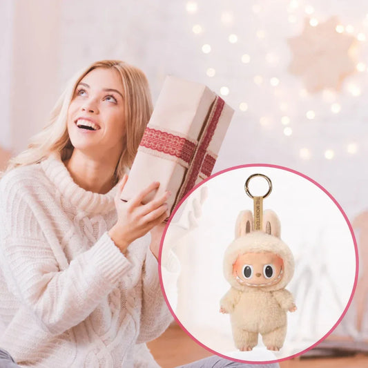 PopMart Labubu Sweetheart Vinyl Doll Keychain Gift