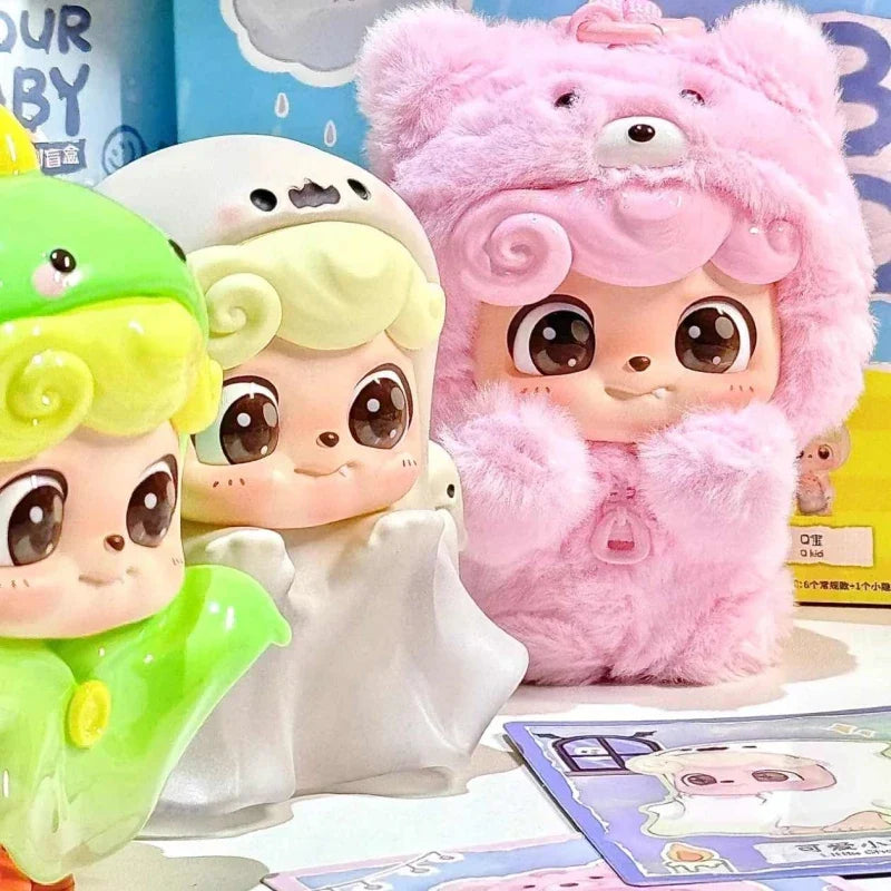 POP MART Labubu Doll Q.Kid Q.Baby Blind Box