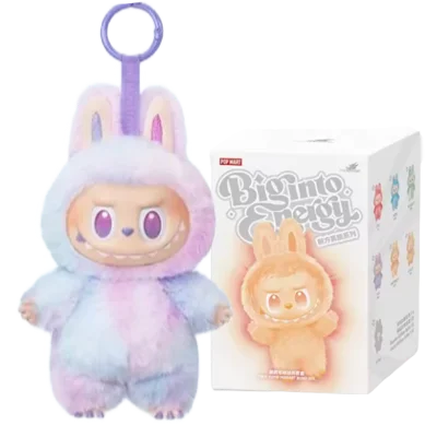 PopMart Labubu V3 Heartbeat Macaron Pendant