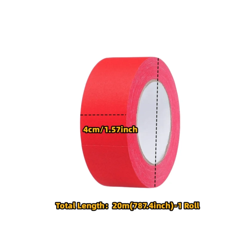 Red Adhesive Fabric Duct Tape