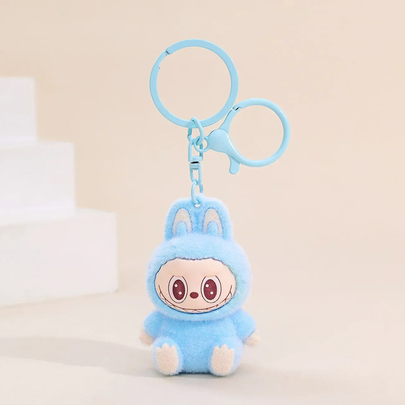 PopMart Labubu Sitting Doll Keychain Ornament
