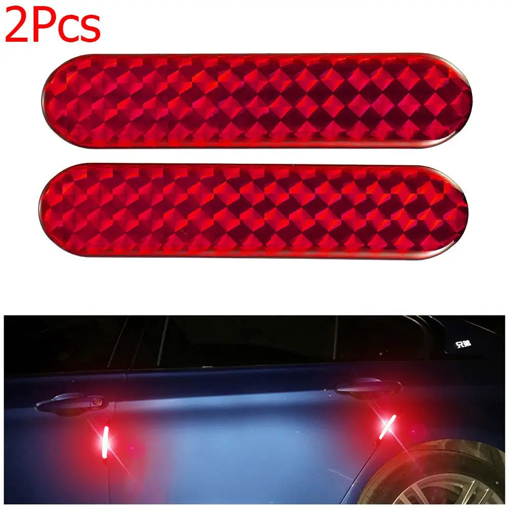 2pcs Car Reflective Door Strips