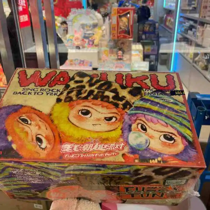 POP MART Labubu Doll MINISO Wakuku Blind Box