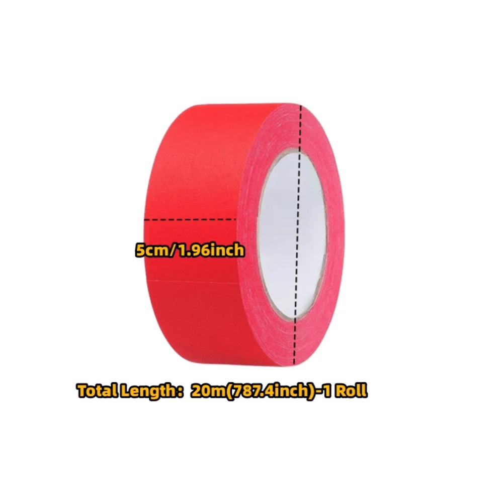 Red Adhesive Fabric Duct Tape