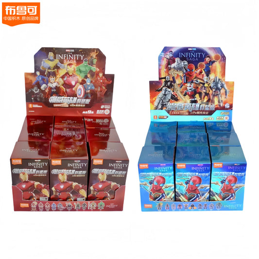 POP MART Labubu Doll Blokees Iron Hero Box