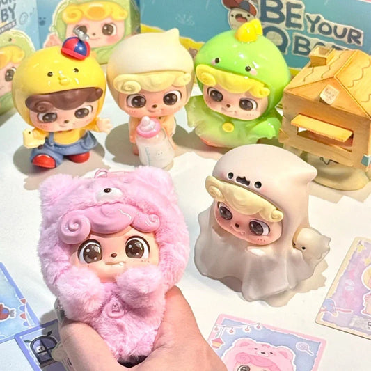 POP MART Labubu Doll Q.Kid Q.Baby Blind Box