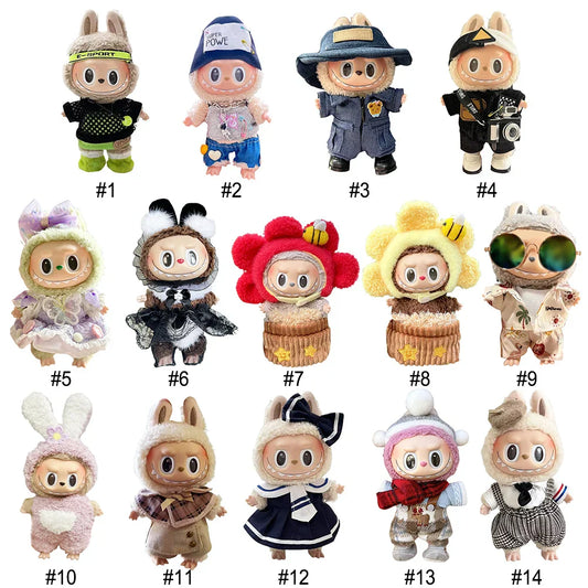 POPMART Labubu 17cm Doll Clothes Set Gift