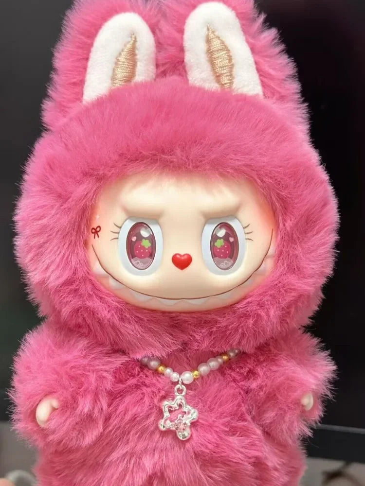 Popmart Labubu Mokoko 17cm The Monsters Keychain