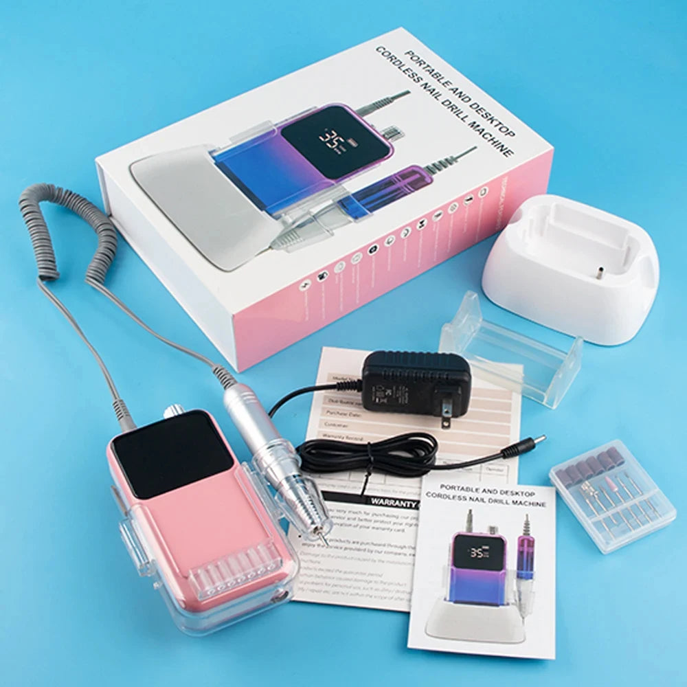 Professional 35000RPM Electric Nail Drill