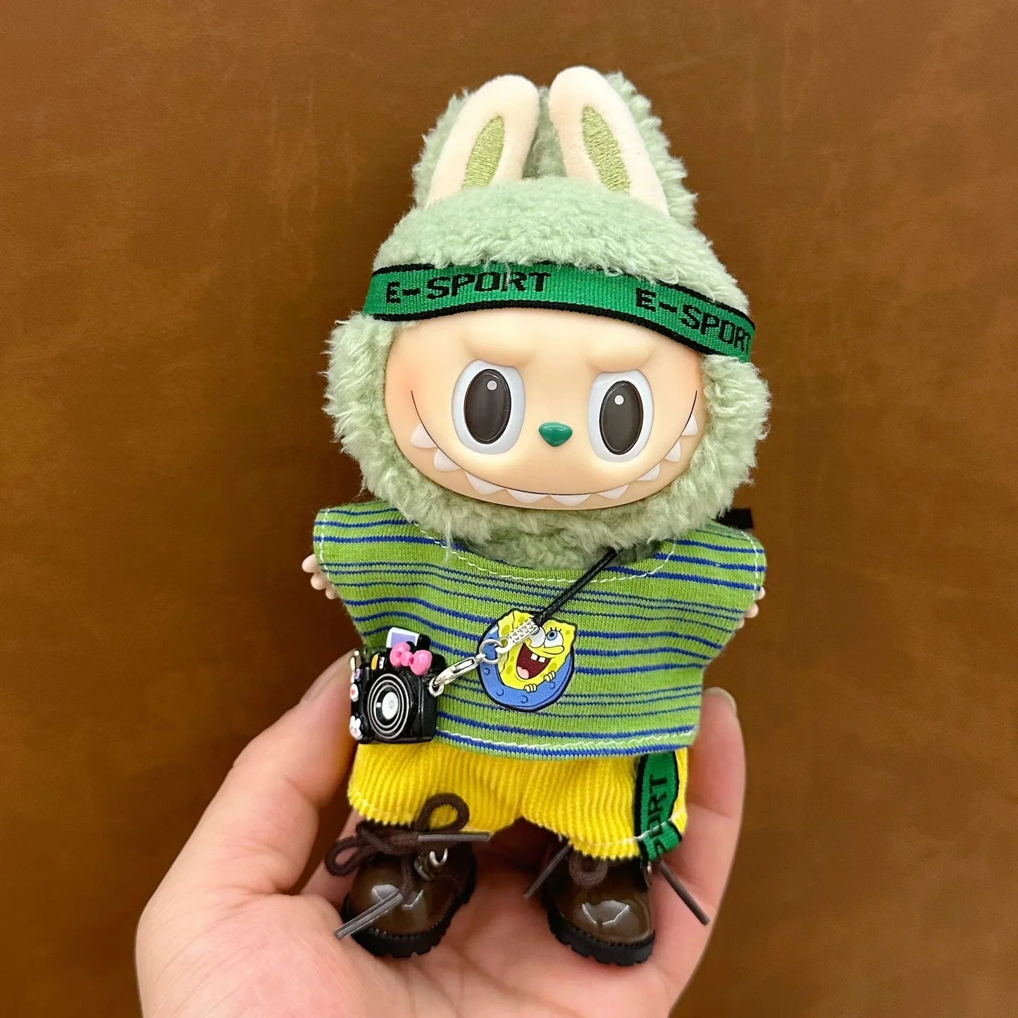 POP MART Labubu Doll 17cm Skirt Outfit Set