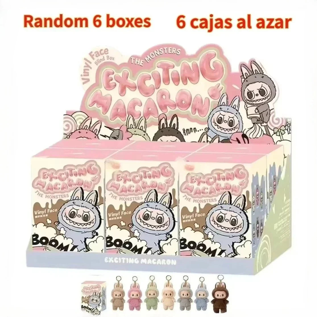 Popmart Labubu Macaron 2 The Monsters Blind Box Doll