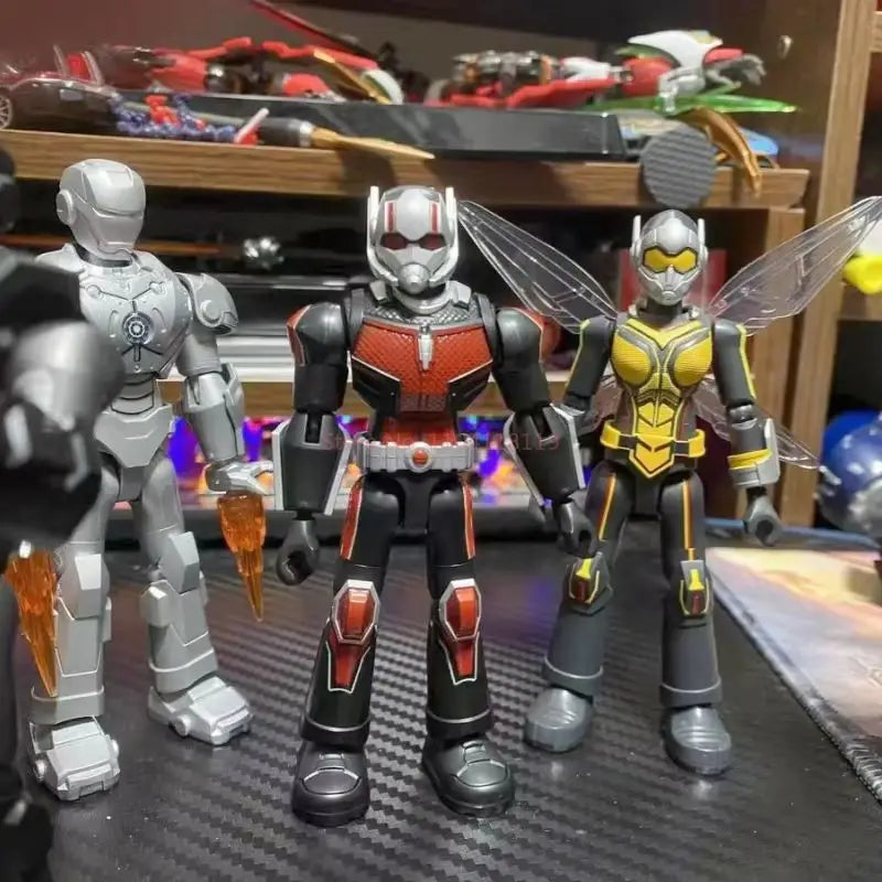 POP MART Labubu Doll Blokees Iron Hero Box