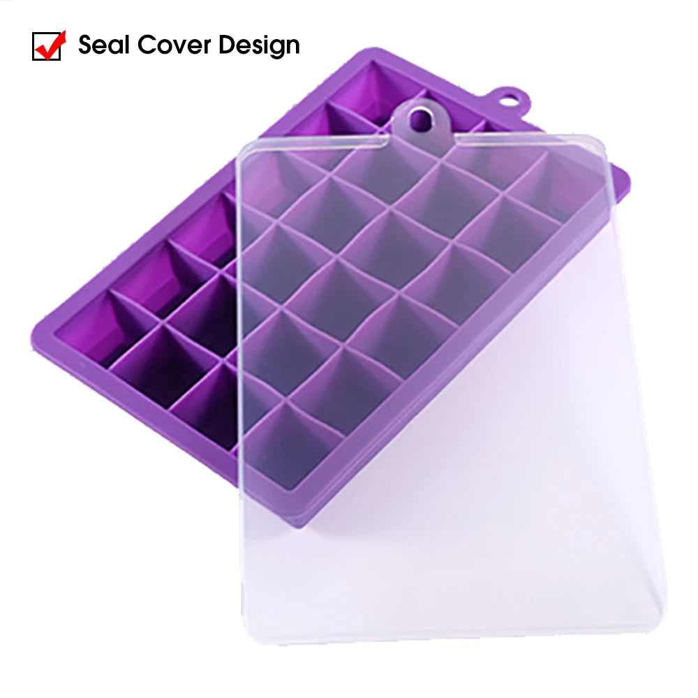 24-Hole Silicone Ice Cube Tray