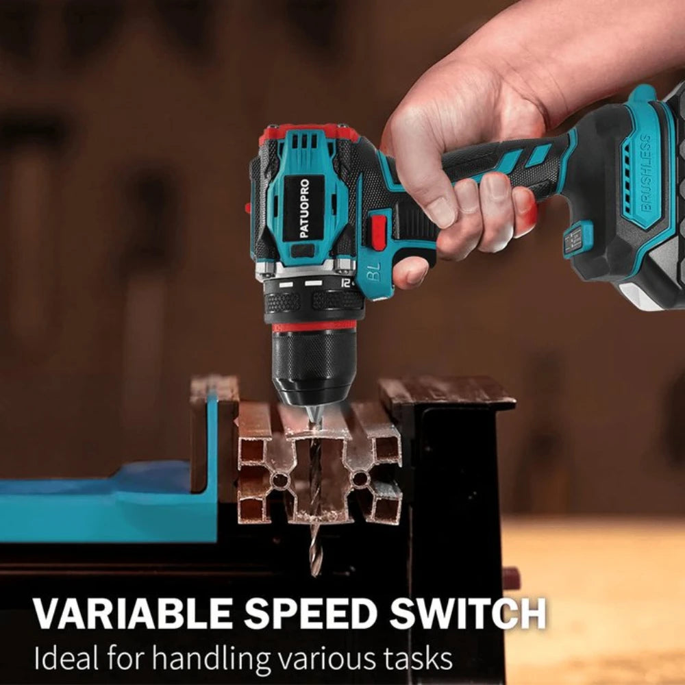 PATUOPRO 10mm Cordless Electric Drill