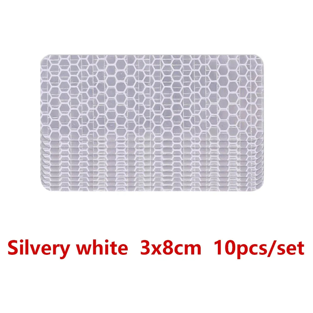 10pcs Car Reflective Bumper Stickers