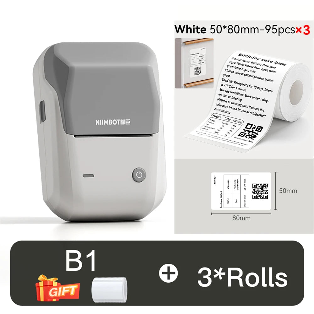 NIIMBOT B1 Portable Label Printer