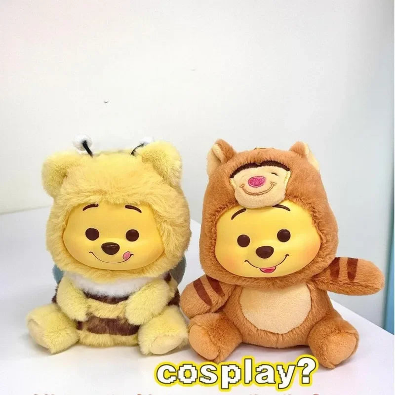 POP MART Labubu Doll Winnie Pooh Blind Box