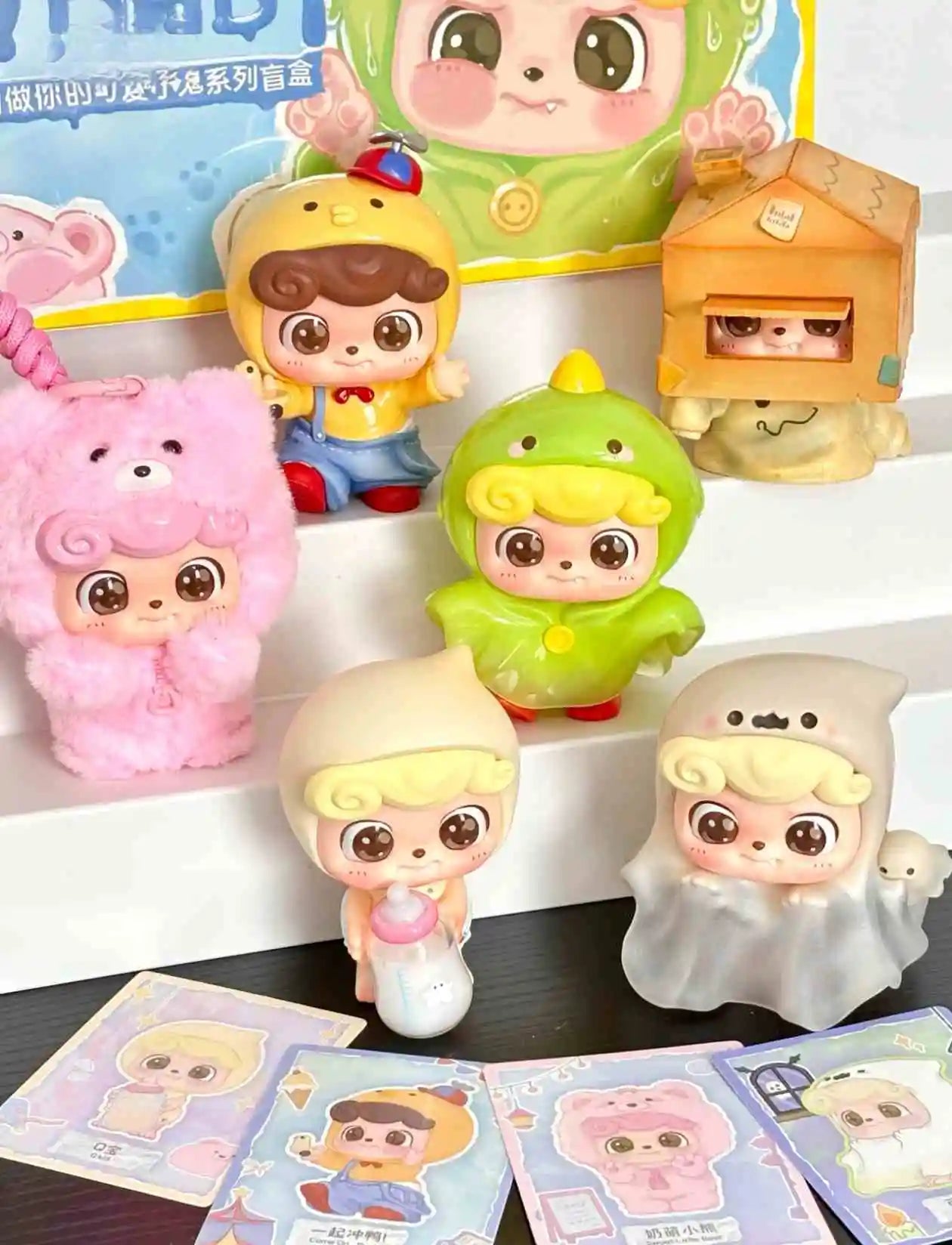 POP MART Labubu Doll Q.Kid Q.Baby Blind Box