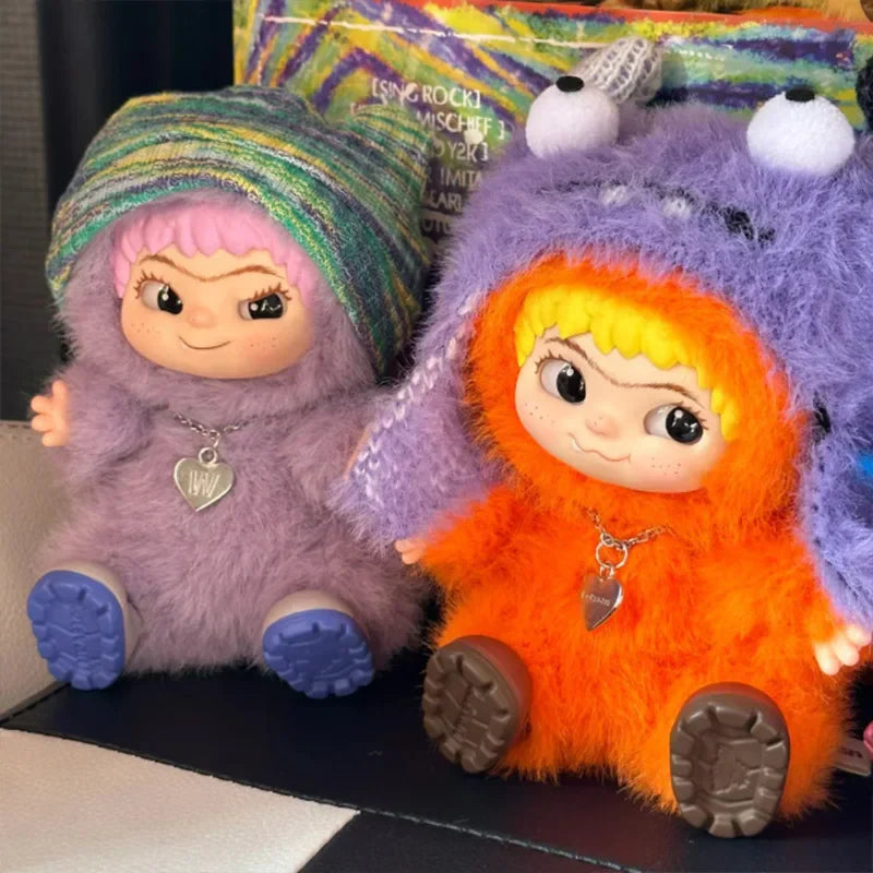 POP MART Labubu Doll Wakuku Fuzzy Party Box