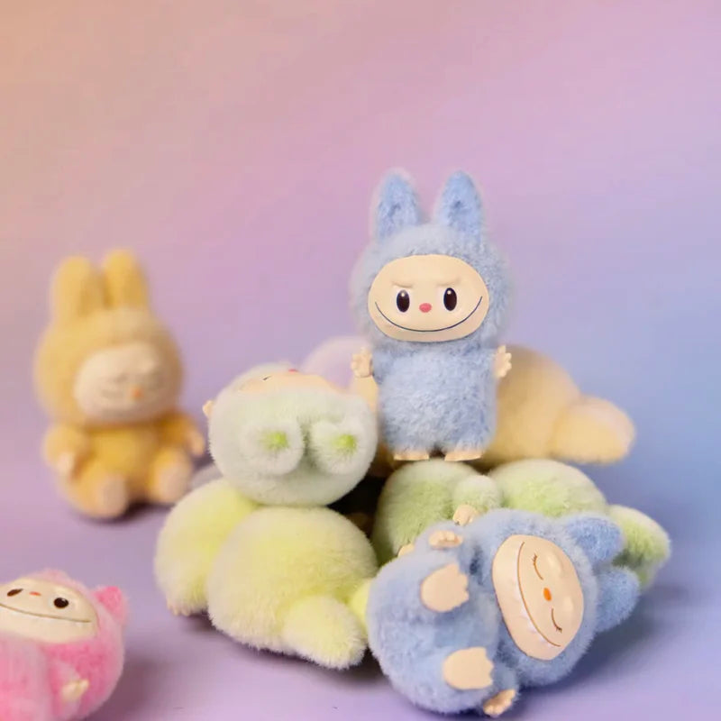 PopMart Labubu 4.3cm Cute PVC Keychain Doll