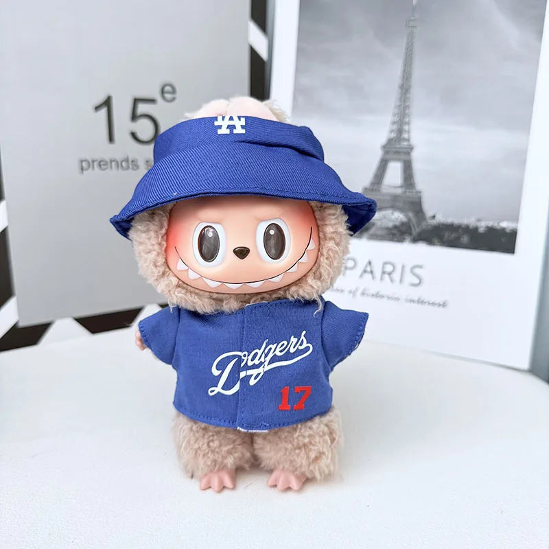 PopMart Labubu Generations LA Baseball Outfit