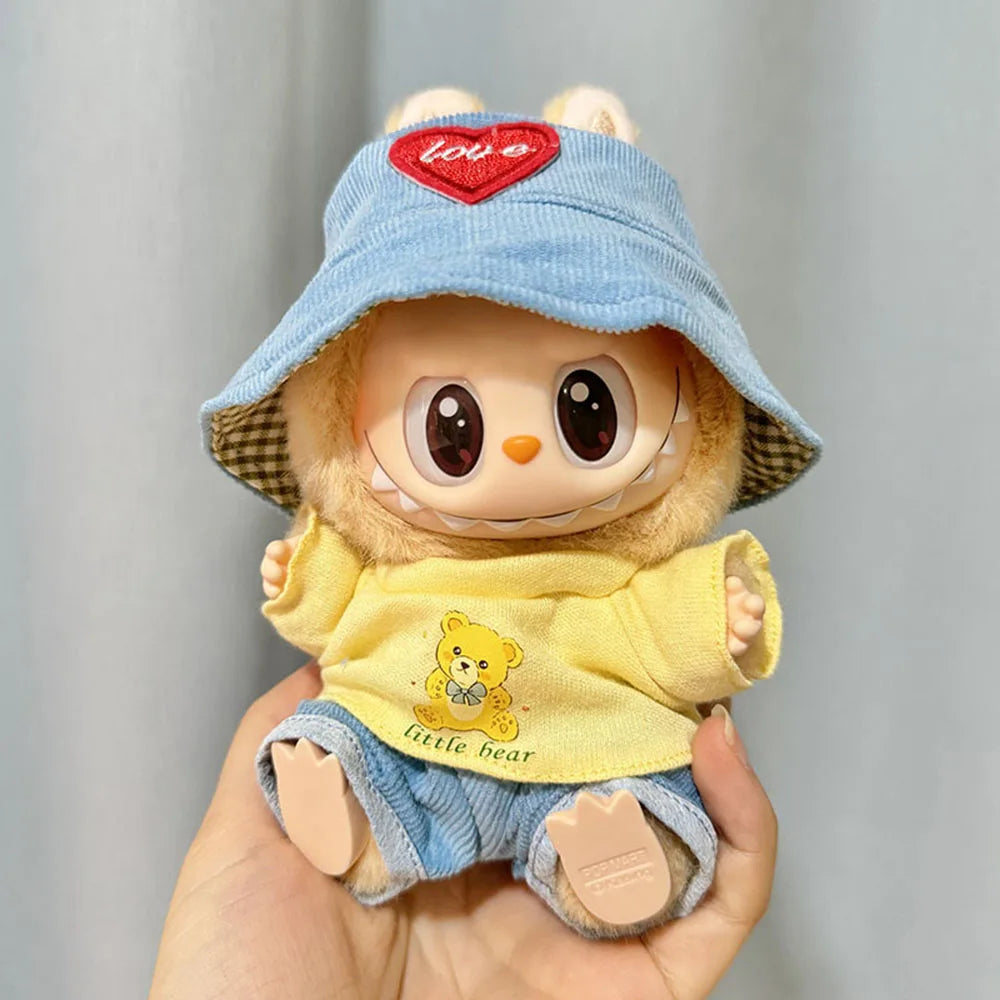 PopMart Labubu 17cm Doll Clothing Set