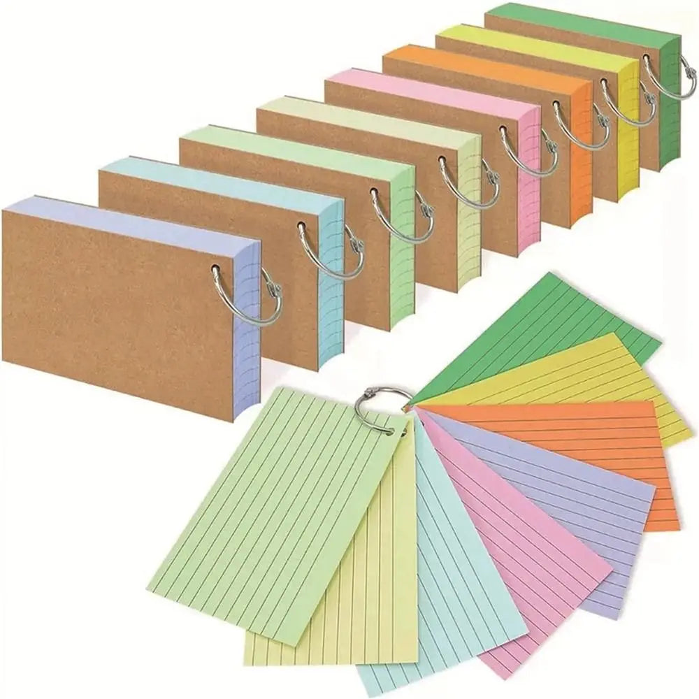 Binder Loose-Leaf Flash Cards