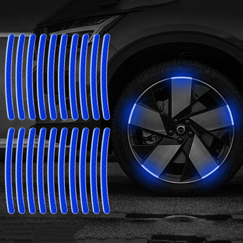 20pcs Car Wheel Reflective Strips