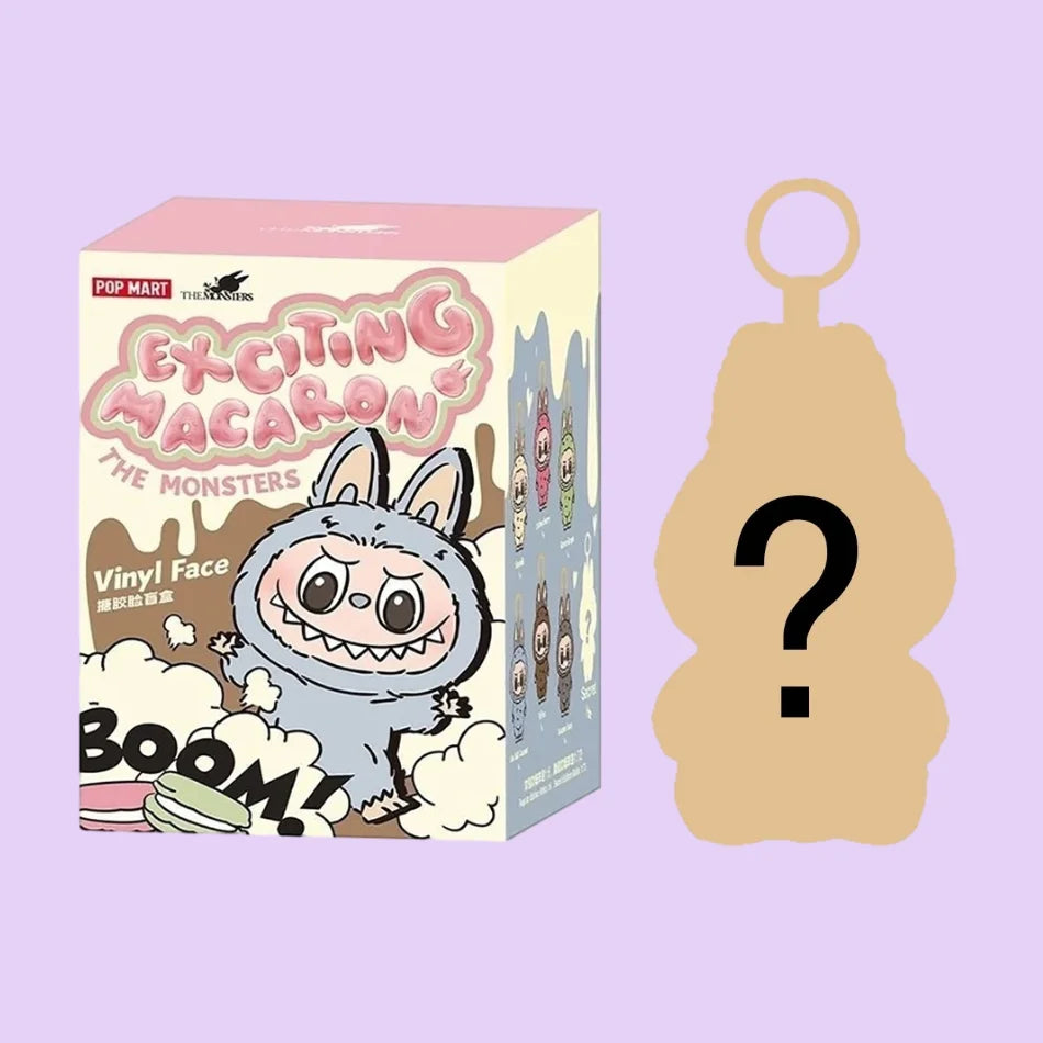 Hot Sales Anime Macaron Labubu Seat Series Keychain