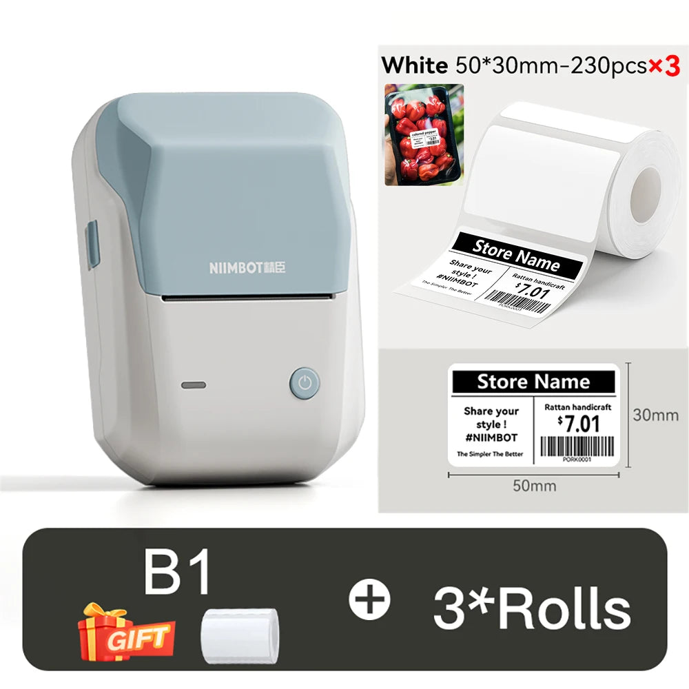 NIIMBOT B1 Portable Label Printer