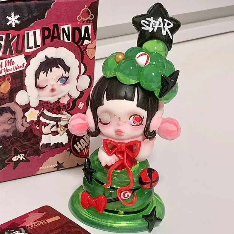 POP MART Labubu Doll SKULLPANDA Tell Me Box