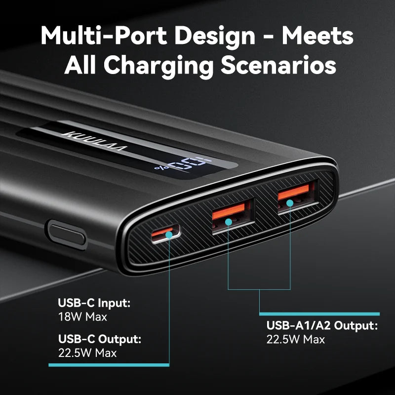 KUULAA 10000mAh Fast Charging Powerbank