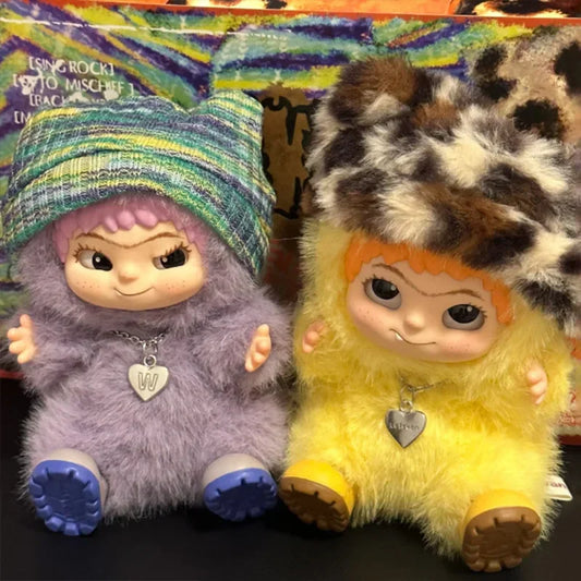 POP MART Labubu Doll Wakuku Fuzzy Party Box