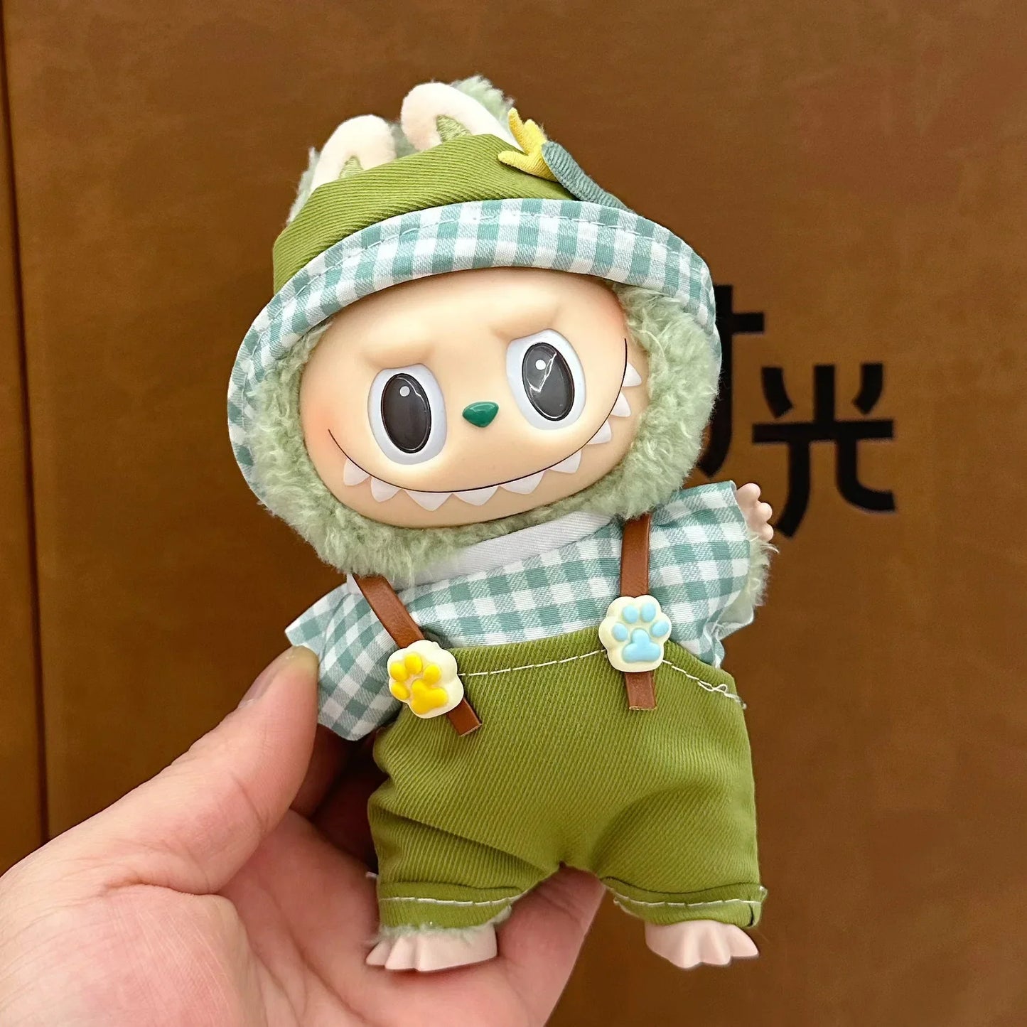 POP MART Labubu Doll 17cm Skirt Outfit Set