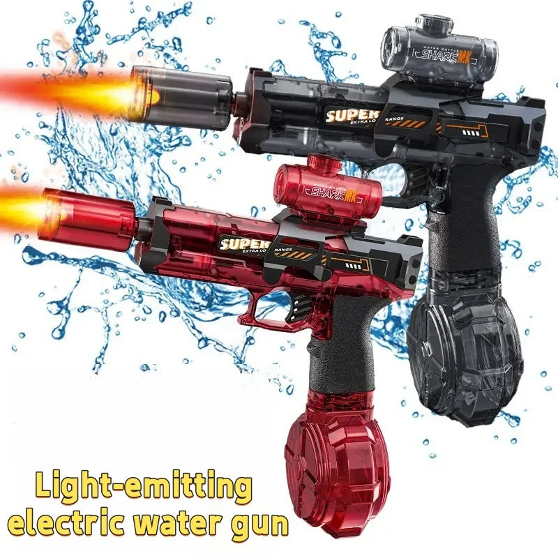 LED Light Electric Water Gun