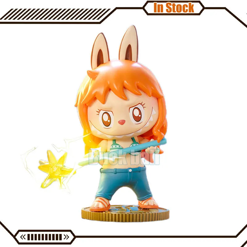 Original Labubu x One Piece Luffy Figure