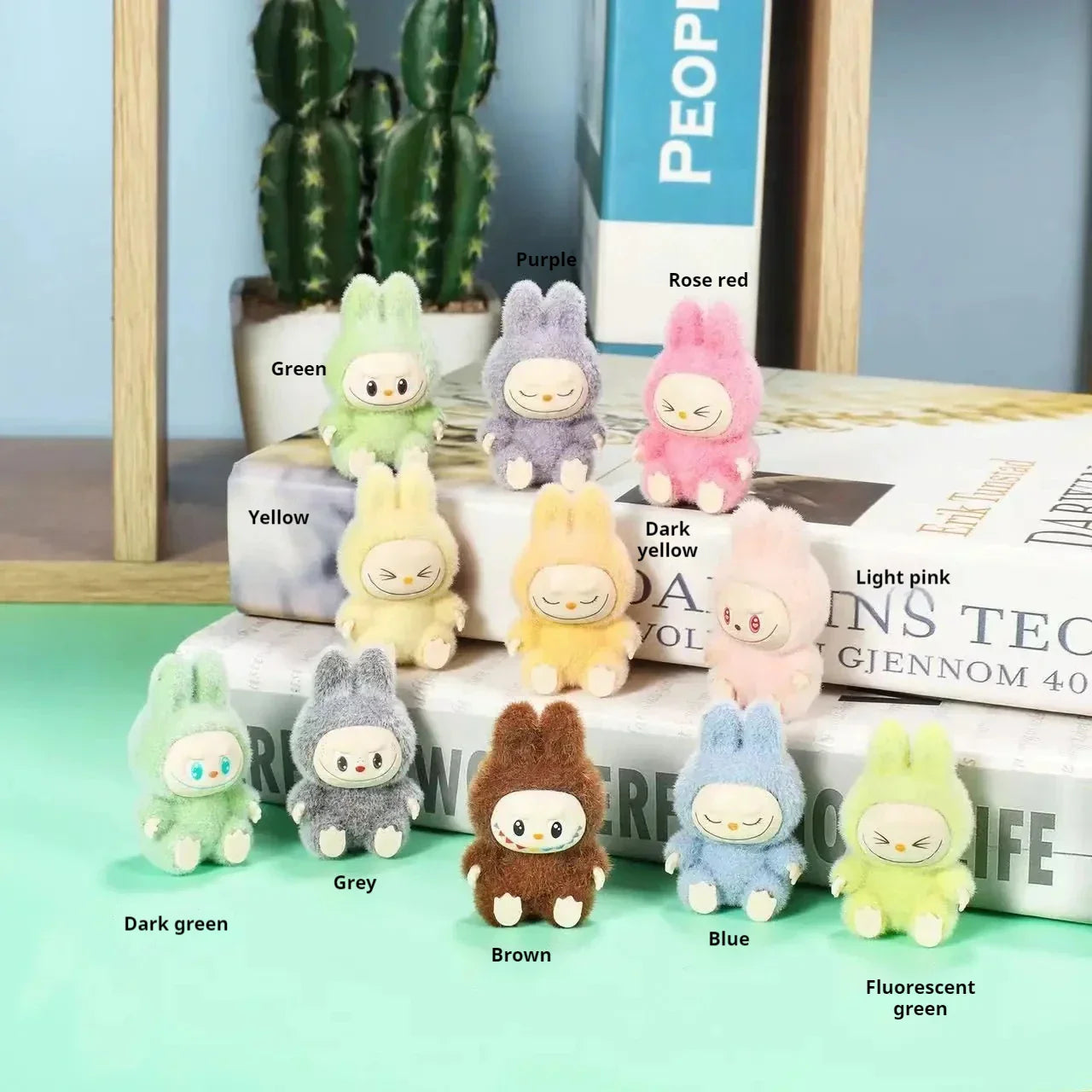 PopMart Labubu 4.3cm Cute PVC Keychain Doll