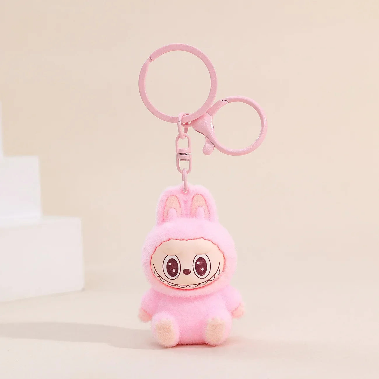 PopMart Labubu Sitting Doll Keychain Ornament