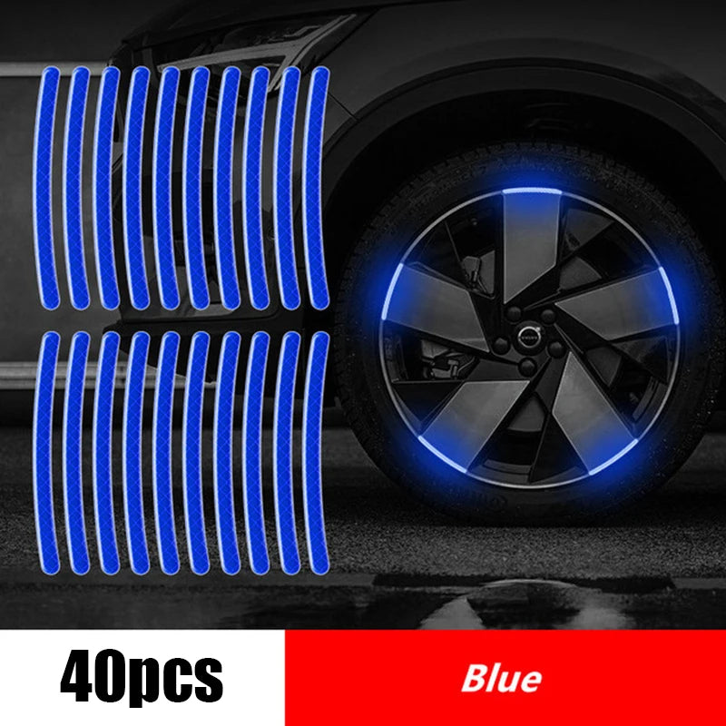 20pcs Car Wheel Reflective Strips