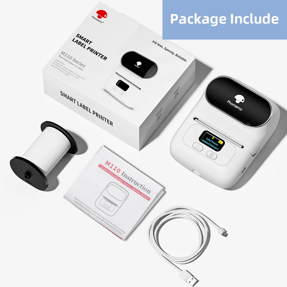 Phomemo M110 Mini Label Printer