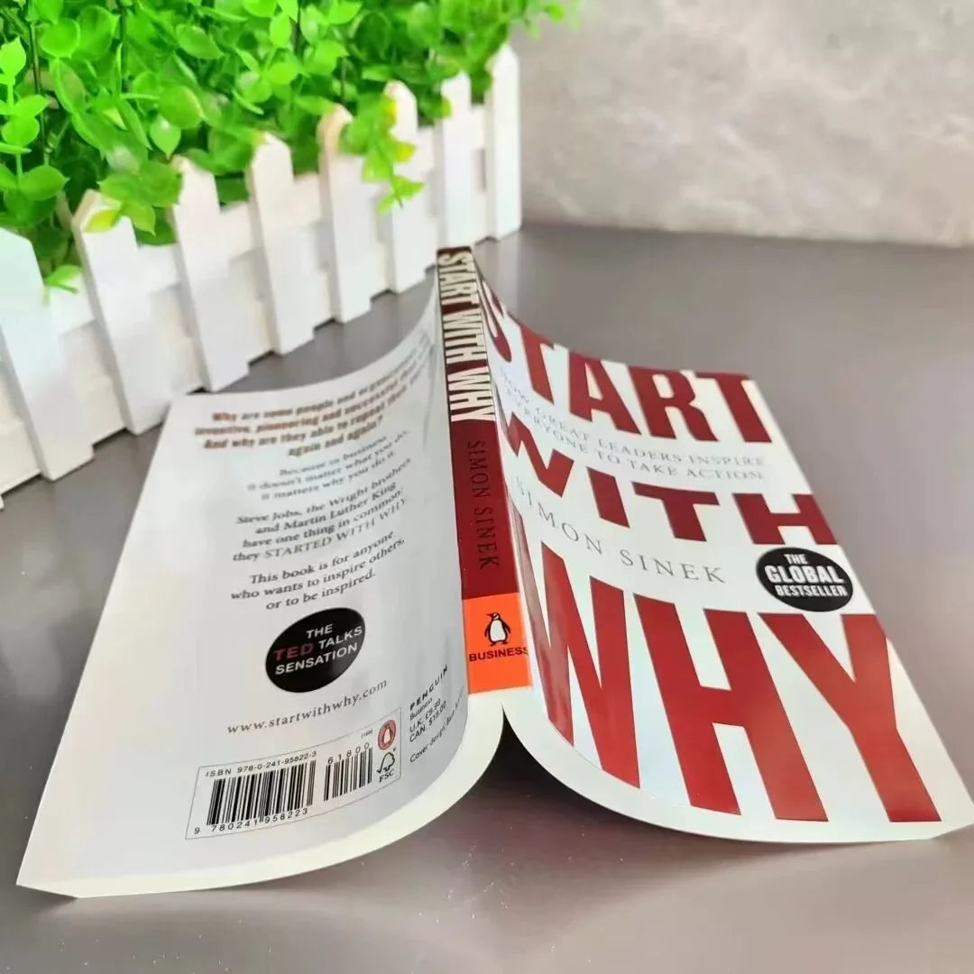 Find Your Why & Start with Why By Simon Sinek Motivational Management & Leadership Business English Novel Books Paperback