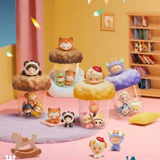 Popbean Animal Pajama Party Labubus Figure Gift