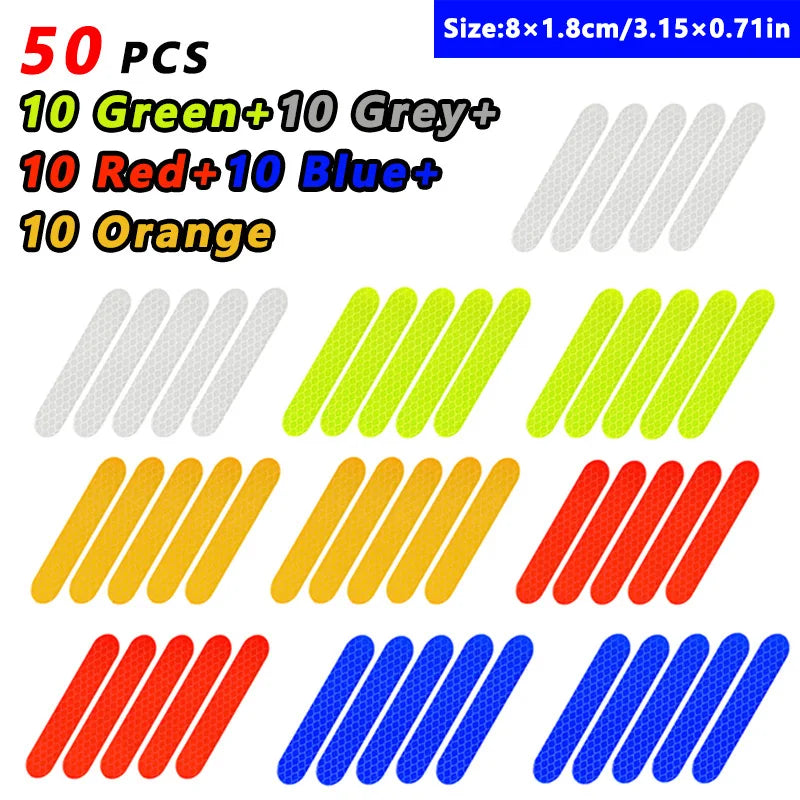 Car Wheel Hub Reflective Stripes